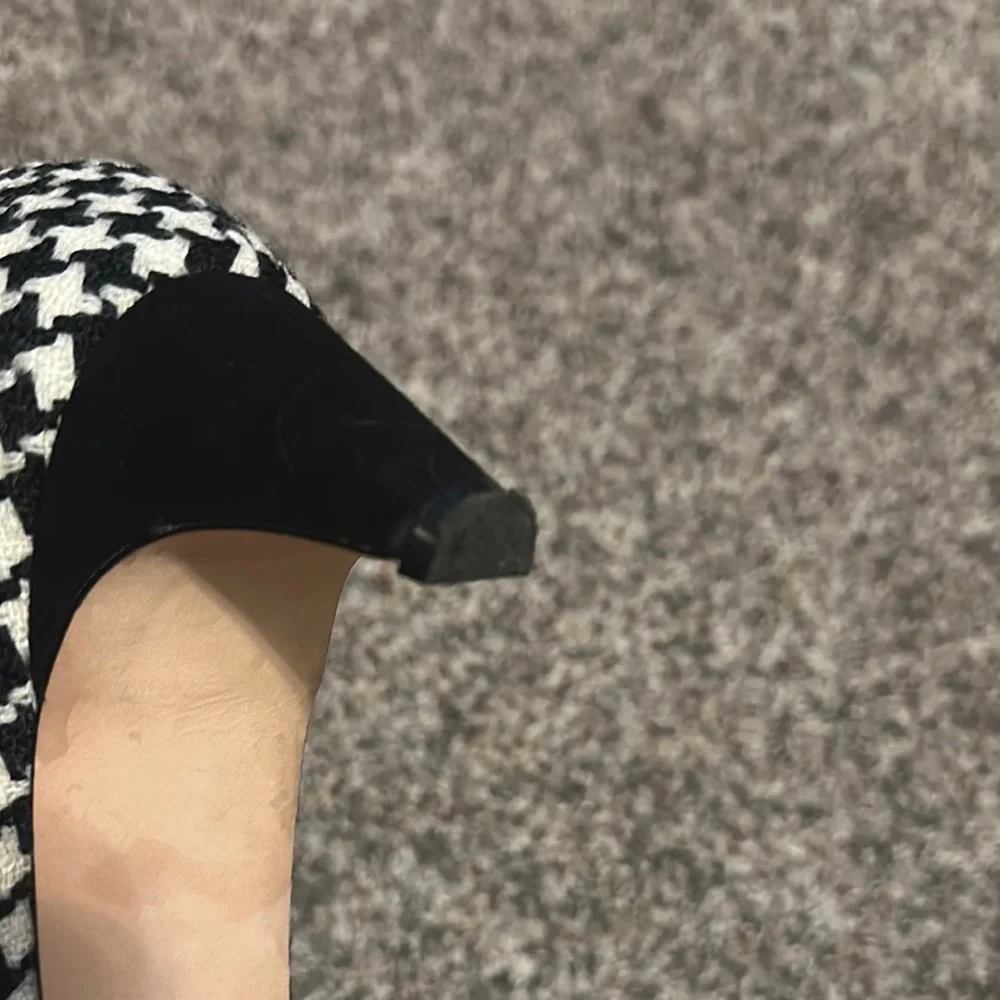 Johnston & Murphy houndstooth black